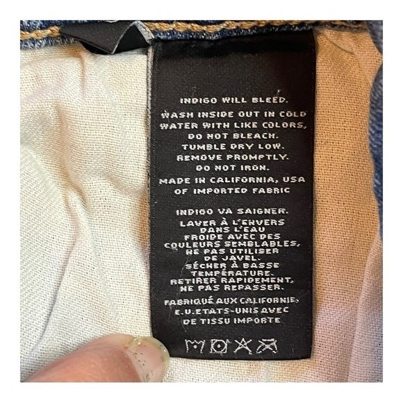 J Brand Cropped Ellis Love Cat Light Blue Wash Ankle Jeans Women Size 26 - Picture 10 of 12